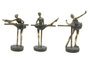 DKD Home Decor Figura de Resina Ballet Surtido de 3 Unidades