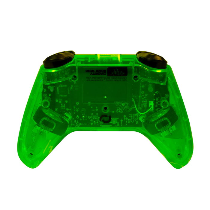 BLADE Gamepad Wireless Bluetooth para Gaming, Mando de Juego con Diseño Exclusivo Rick and Morty, LED RGB y Joystick, Conexión Universal