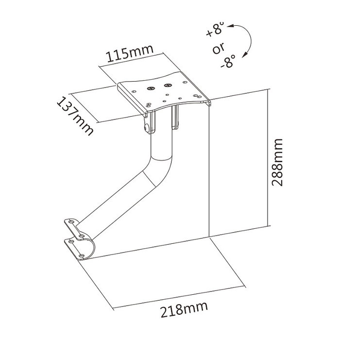 Oplite GT3 Soporte para palanca de cambios negro