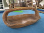 DKD Home Decor Bandeja de Decoración de Teca 42x24x20 Natural