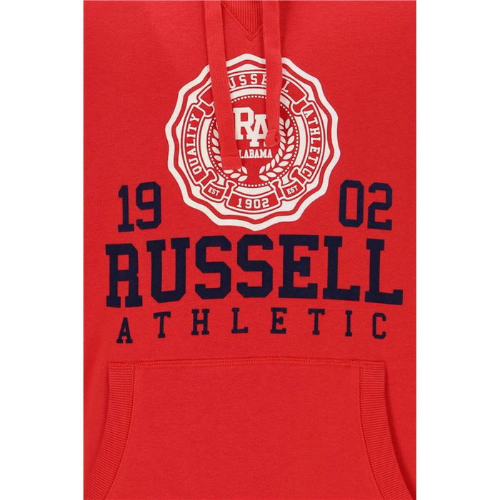 Sudadera con Capucha Hombre Russell Athletic Hoody Rojo