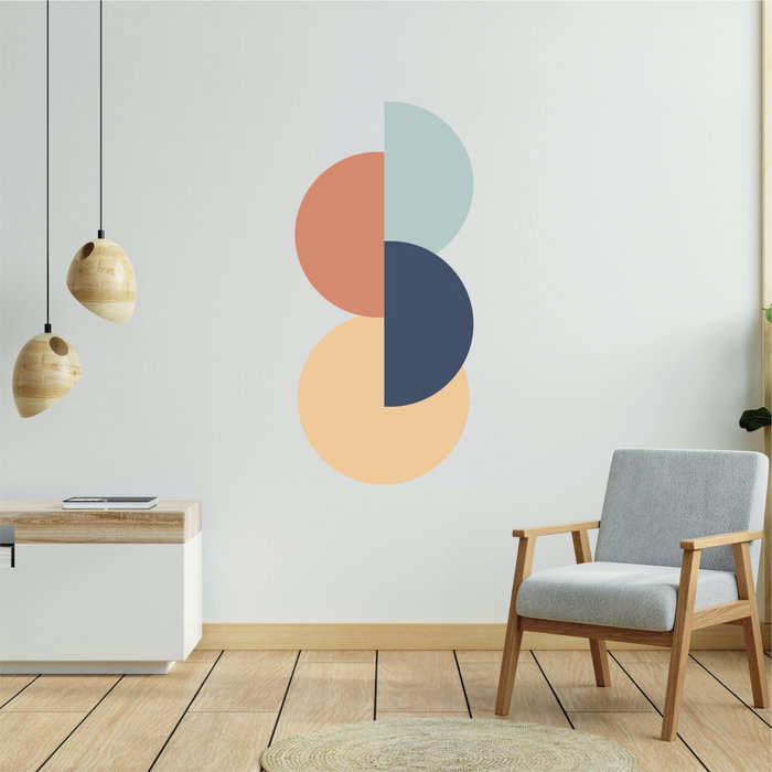 Wallity MB-00101 Sticker Decorativo para Pared VINILO 100 x 45 cm