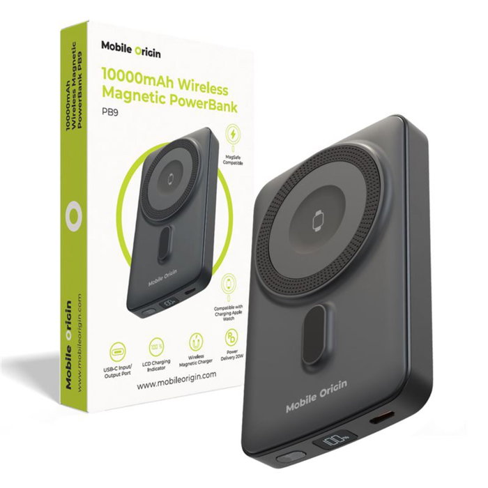 Mobile Magnetic PowerBank 10000mAh PB9 Black Mobile Magnetic PowerBank 10000mAh PB9 Black