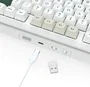 Redragon Wildslash Pro K734WCG-RGB-PRO Teclado Mecánico Inalámbrico RGB 87 Teclas Distribución Polaca Blanco