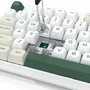 Redragon Wildslash Pro K734WCG-RGB-PRO Teclado Mecánico Inalámbrico RGB 87 Teclas Distribución Polaca Blanco