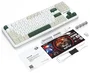 Redragon Wildslash Pro K734WCG-RGB-PRO Teclado Mecánico Inalámbrico RGB 87 Teclas Distribución Polaca Blanco