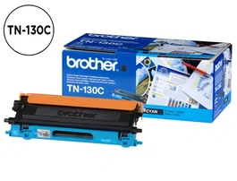 Brother TN130C Toner Original Cian para HL-4040cn, HL-4050cdn, HL-4070cdw, DCP-9040, DCP-9045, MFC-9440, MFC-9840