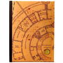 SD Toys Libreta Harry Potter Mapa del Merodeador con Luz LED - Licencia Oficial - 15x20 cm - Libreta con Luz Mágica para Colección