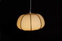 DKD Home Decor Lámpara de Techo Oriental con Plafón de Bambú y Poliéster, Color Natural/Blanco, Bombilla E27, Incluye 2 Unidades
