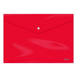 Dosier Sobre Dohe Pp Opaco Broche Fº Apaisado Rojo