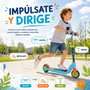 JugaToys Patinete 2 ruedas plegable Dino