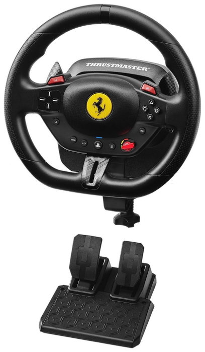 Thrustmaster T98-P Ferrari 296 GTB Volante + Pedales Negro Thrustmaster T98-P Ferrari 296 GTB Volante + Pedales Negro
