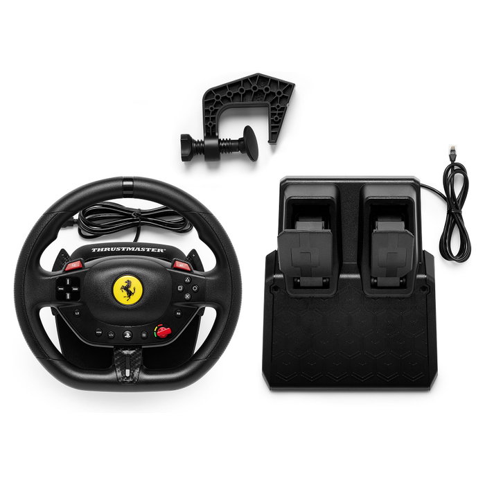 Thrustmaster T98-P Ferrari 296 GTB Volante + Pedales Negro Thrustmaster T98-P Ferrari 296 GTB Volante + Pedales Negro