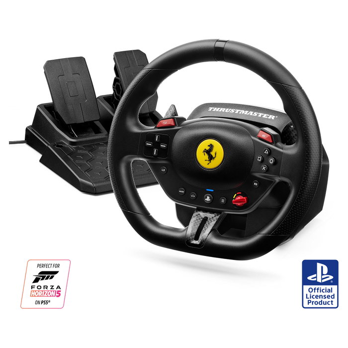 Thrustmaster T98-P Ferrari 296 GTB Volante + Pedales Negro Thrustmaster T98-P Ferrari 296 GTB Volante + Pedales Negro