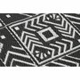 DKD Home Decor Alfombra Étnica 150x210 cm Blanco y Negro Pack de 2