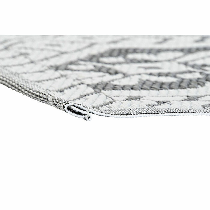 DKD Home Decor Alfombra Étnica 150x210 cm Blanco y Negro Pack de 2 DKD Home Decor Alfombra Étnica 150x210 cm Blanco y Negro Pack de 2