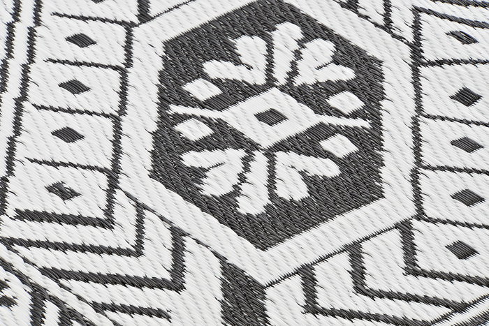 DKD Home Decor Alfombra Blanco Negro 210 x 1 x 150 cm (2 Unidades) DKD Home Decor Alfombra Blanco Negro 210 x 1 x 150 cm (2 Unidades)