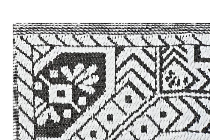 DKD Home Decor Alfombra Blanco Negro 210 x 1 x 150 cm (2 Unidades) DKD Home Decor Alfombra Blanco Negro 210 x 1 x 150 cm (2 Unidades)