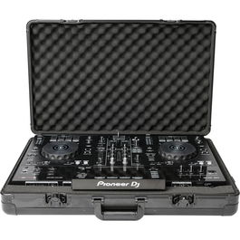 MAGMA Funda DJ-Case XXL para Equipos de DJ, Construida en MDF Laminado y Aluminio, Interior Acolchado con Espuma EVA y Tapa Desmontable, 67x42x18 cm