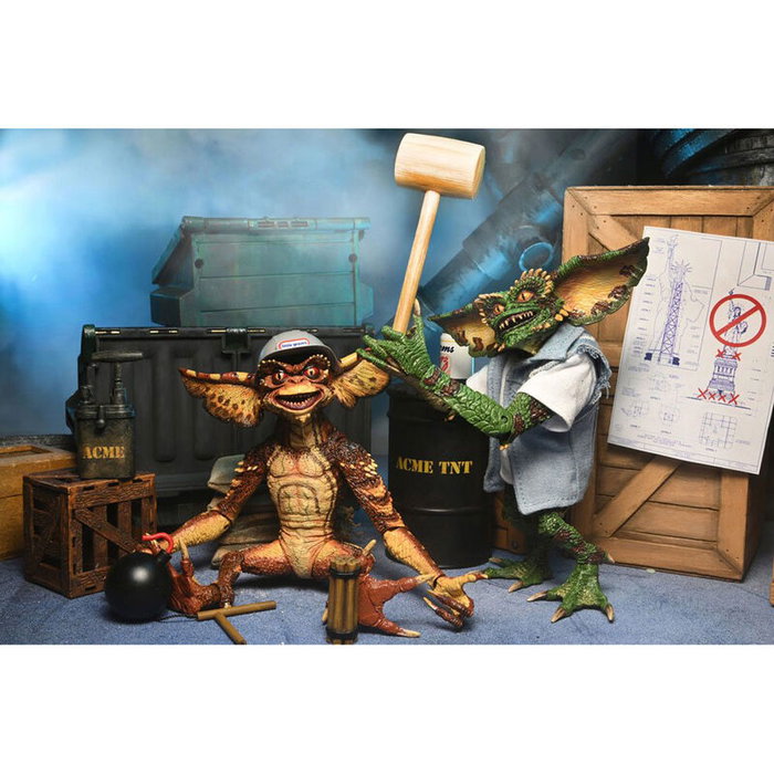 NECA Gremlins Ultimate Demolition Gremlins 2 Figura Articulada 15cm con Accesorios