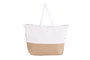 DKD Home Decor Bolso de Poliester con Hojas Azul