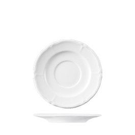 Langenthal Platillo Barroco de Porcelana, 14 cm de Diámetro, Color Café, para Vajilla (Set de 6)