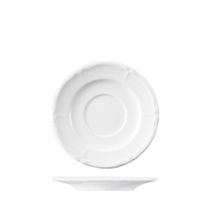 Langenthal Platillo Barroco de Porcelana, 14 cm de Diámetro, Color Café, para Vajilla (Set de 6) Langenthal Platillo Barroco de Porcelana, 14 cm de Diámetro, Color Café, para Vajilla (Set de 6)
