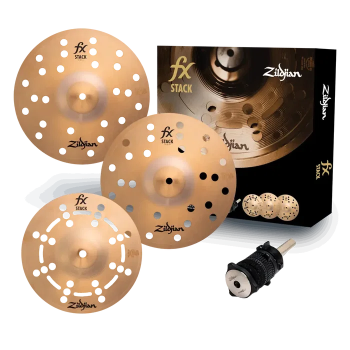 Zildjian Stack 10" Fx Con Sistema De Montaje Platillos Para Batería