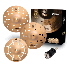 Zildjian Stack 10" Fx Con Sistema De Montaje Platillos Para Batería