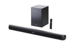 Sharp HT-SBW202 Altavoz Soundbar Negro 2.1 Canales 100W Inalámbrico y Cable
