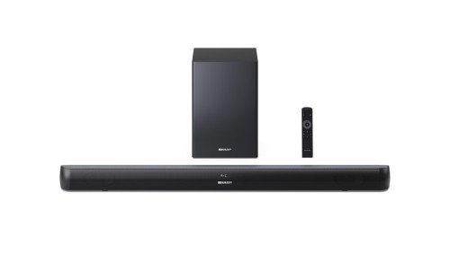 Sharp HT-SBW202 Altavoz Soundbar Negro 2.1 Canales 100W Inalámbrico y Cable