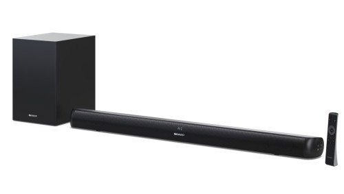 Sharp HT-SBW202 Altavoz Soundbar Negro 2.1 Canales 100W Inalámbrico y Cable