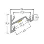 Brumberg. Leuchten 53385263 AB-Eckprofil QUALITYFLEX Perfil de esquina de aluminio