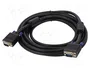 DeLOCK Cable VGA de 5 m, conector macho a macho, color negro