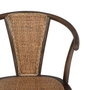Ixia Silla Chocolate Madera-Ratán