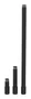 Axis TP3908-E Tubo de Extensión Negro 100 cm - Compatible con Montajes de Techo, Pared y Poste (T91 Series)