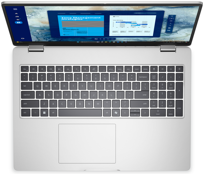 DELL Pro 16 PC16250 Intel Core Ultra 7 255U 16 GB 512 GB SSD 16 pulg Full HD+ Platino