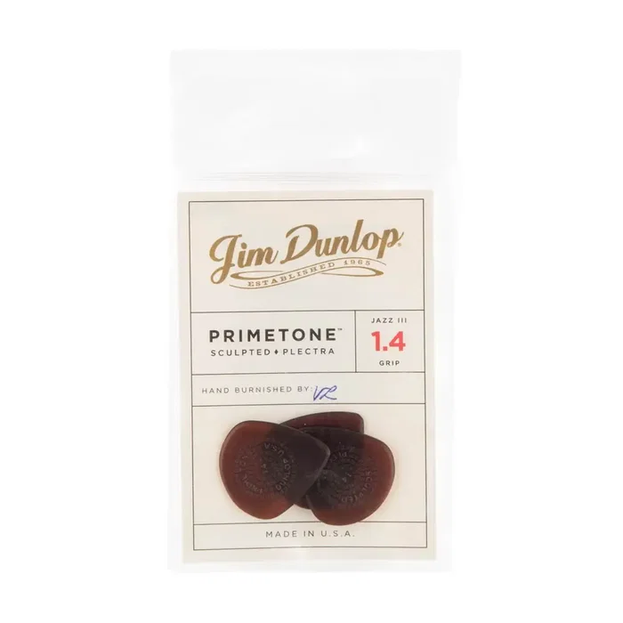 Dunlop Primetone Jazz III Grip 1,4 mm (pack de 3)