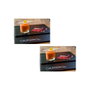 Supizarra plato rect. 20x13 cm (Set de 2) Gris oscuro