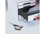 Leitz Tijeras WOW Titanium 205 mm, Acero Inoxidable con Recubrimiento Titanio, Negro
