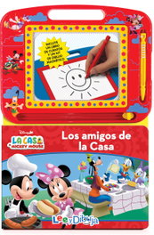 PHIDAL EDITIONS, La casa de Mickey Mouse (Libro+ pizarra magnética)