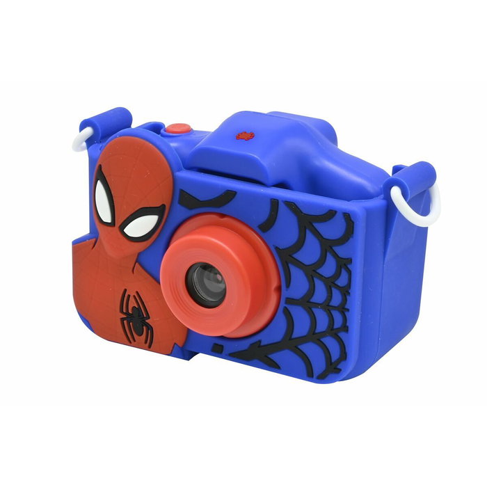 LEXIBOOK Cámara Infantil Spider-Man con Protección de Silicona