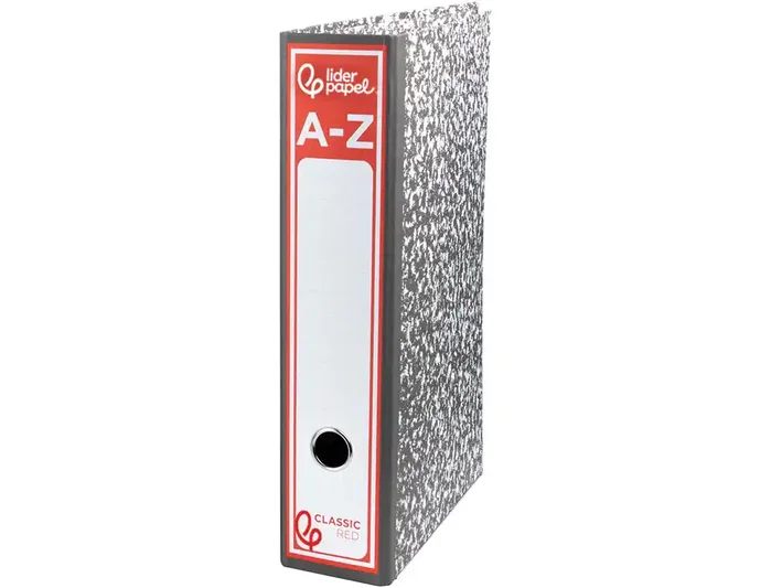 Liderpapel Classic Red Archivador A4 Gris