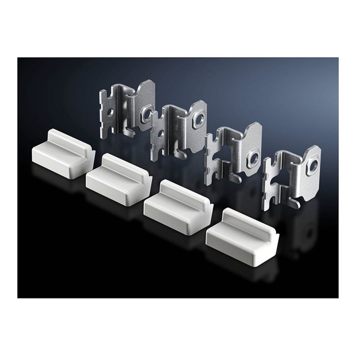 Rittal-Werk Rittal AX 2503.020 Soporte de montaje de acero en gris y blanco Rittal-Werk Rittal AX 2503.020 Soporte de montaje de acero en gris y blanco