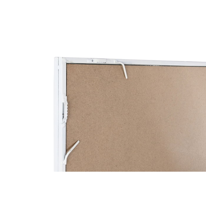 DKD Home Decor Espejo de Hierro y Cristal Blanco 90x180 cm ANXI WHITE