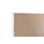 DKD Home Decor Espejo de Hierro y Cristal Blanco 90x180 cm ANXI WHITE