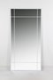 DKD Home Decor Espejo de Hierro y Cristal Blanco 90x180 cm ANXI WHITE