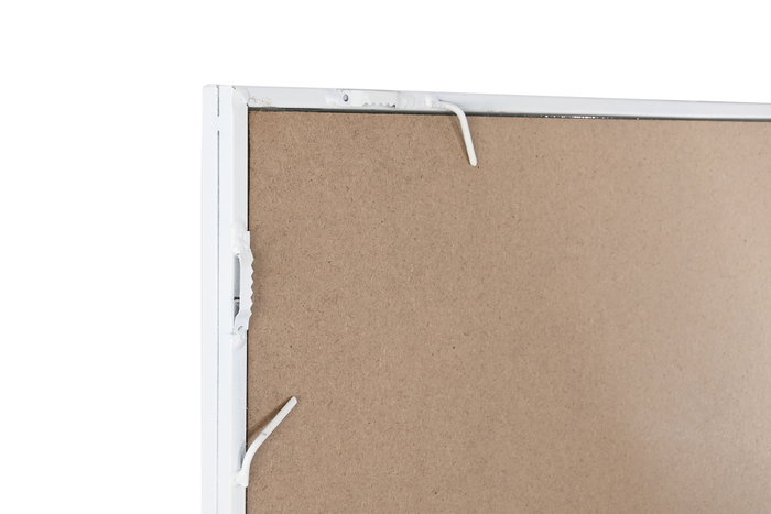 DKD Home Decor Espejo de Hierro y Cristal Blanco 90x180 cm ANXI WHITE