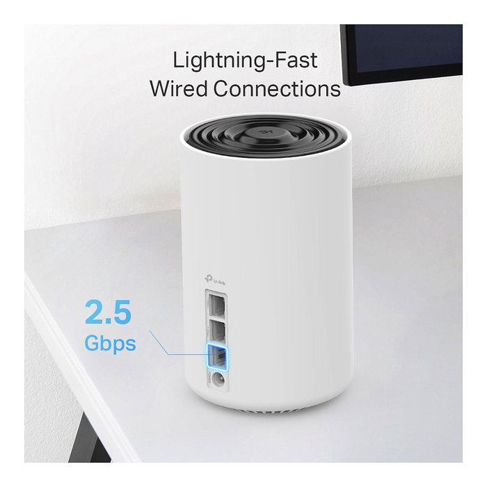 TP-Link Deco XE75 Pro 3-pack Sistema Mesh WiFi 6E Tribanda Cobertura 670 m² Blanco