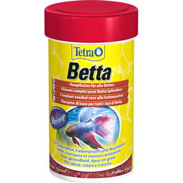 Tetra Tetra Betta 100ml Alimento para Peces con Proteínas Animales y Potenciadores del Color